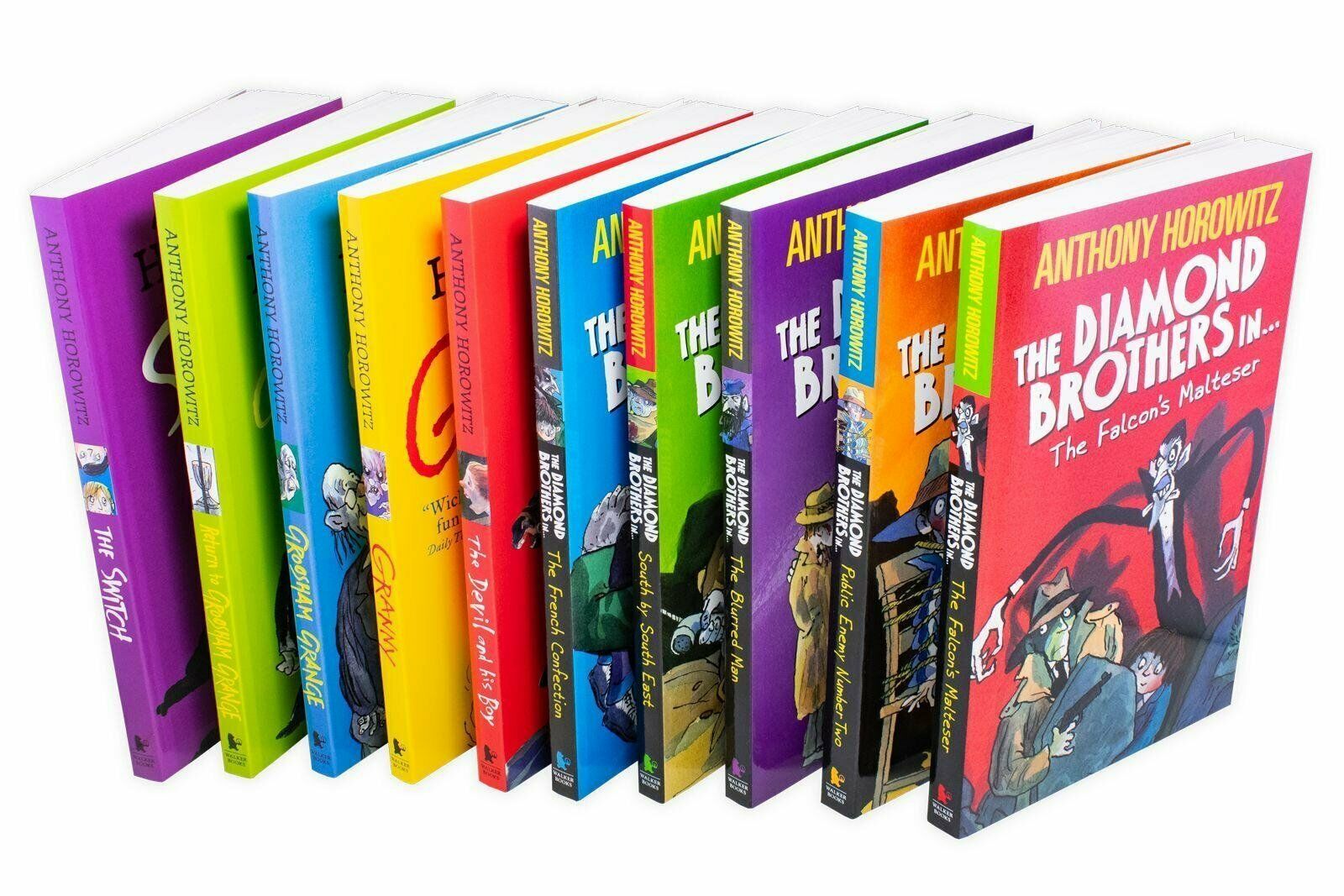 The Wickedly Funny Anthony Horowitz Bumper Boxset– 10 Paperback Book Collection of Hilarious & Adventurous Children's Fiction for Young Readers & Kids