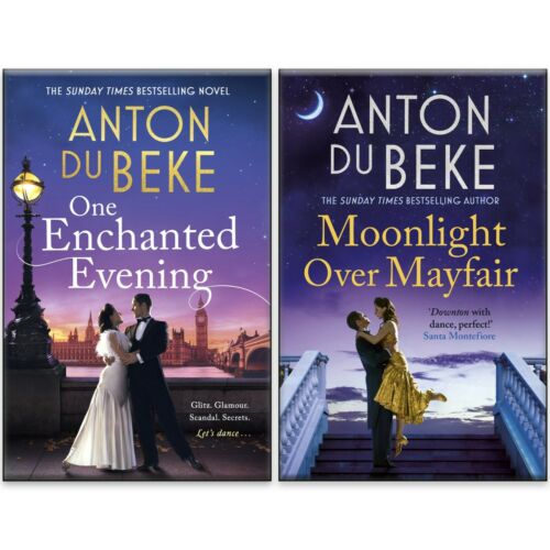 Anton Du Beke 2 Book Set | Romance Fiction Collection | Enchanted Evening & Moonlight Over Mayfair | Love Stories, Literature, Bestseller