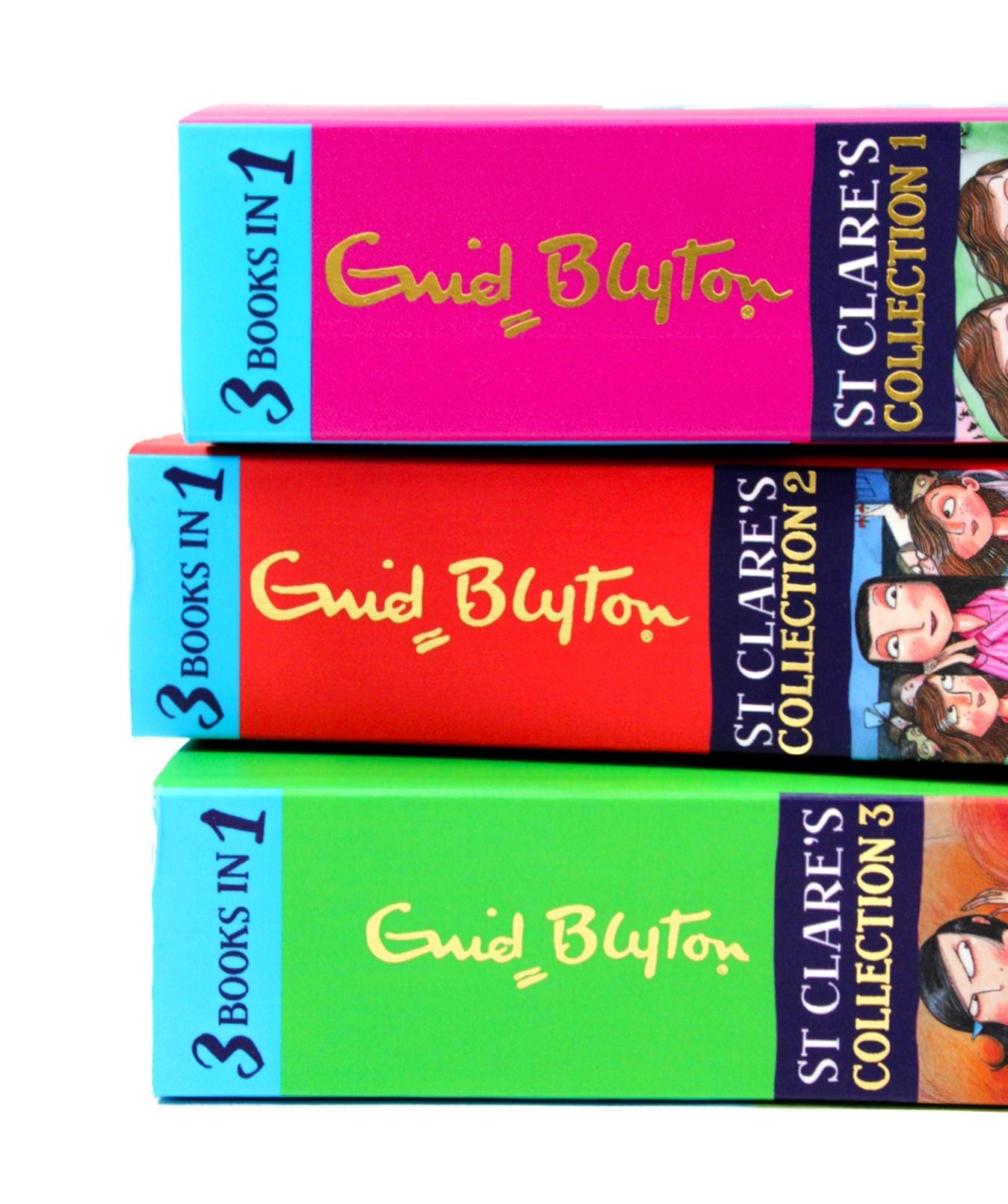 Enid Blyton St Clare’s 3 Book Collection – 9 Stories in 1 Set, Children’s Fiction Series, Timeless Adventure, Kids Reading, Paperback by Hodder
