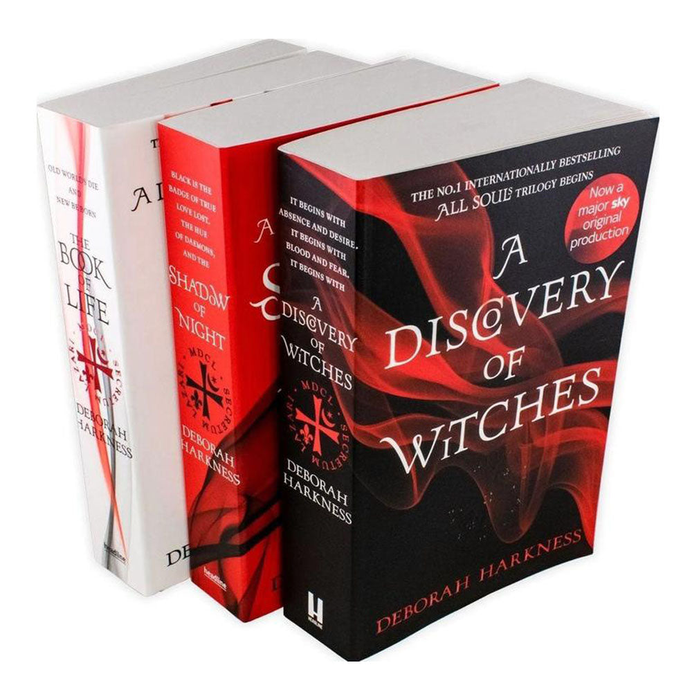 All Souls Trilogy by Deborah Harkness Collection 3 Book Set | A Discovery of Witches, Magical Fantasy, Paranormal Romance & Adventure