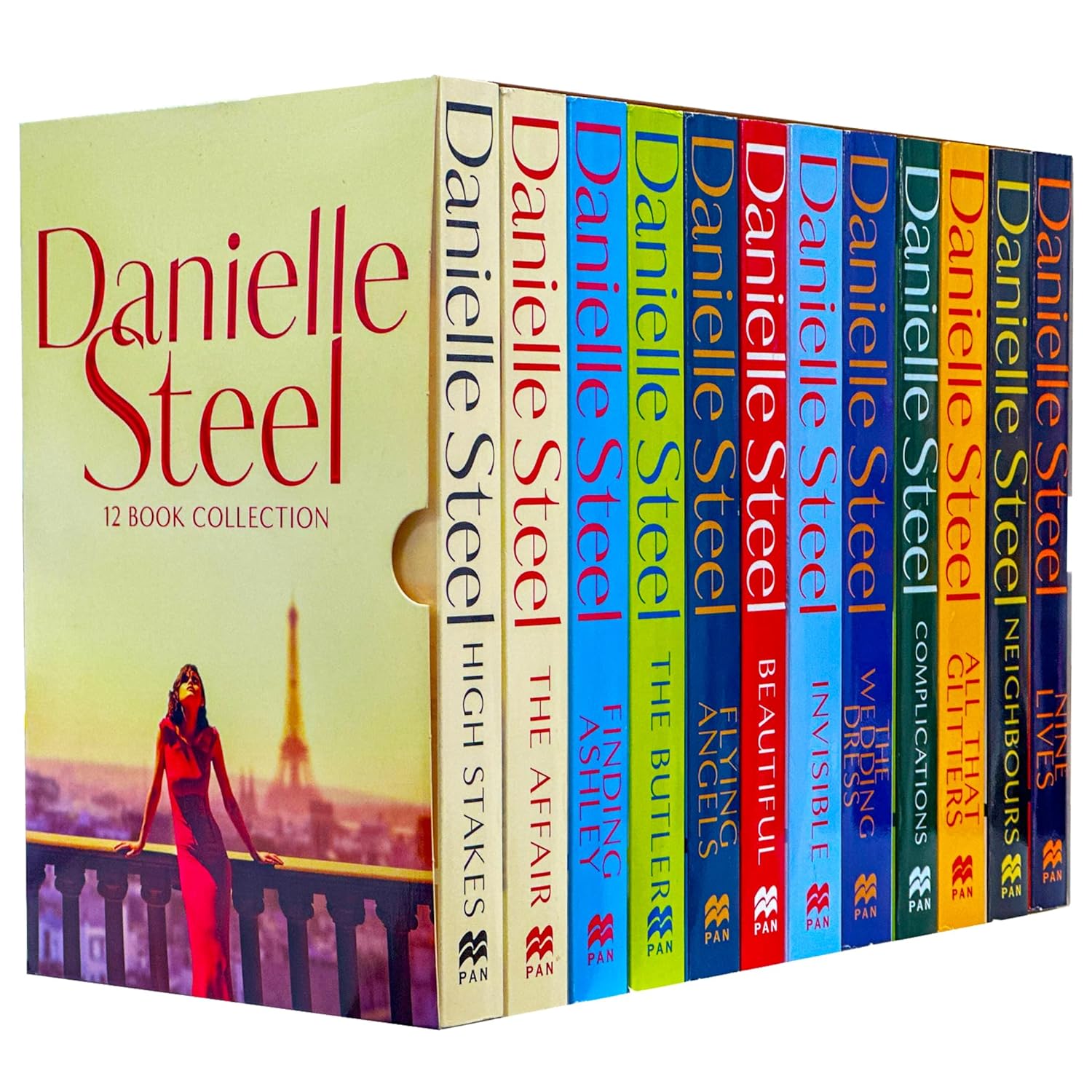 Danielle Steel 12-Book Box Set Collection – Featuring The Wedding Dress, All That Glitters, The Butler & More – Bestselling Romance & Fiction Novel