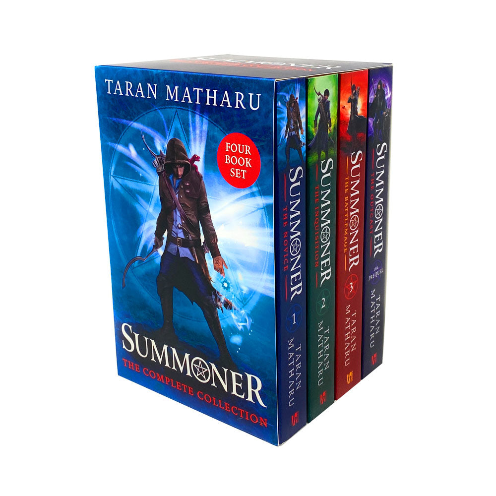 Taran Matharu Summoner Series 4 Book Collection Set – YA Fantasy Adventure with Magic, Epic Battles, Imaginative Fiction, Bestselling Paperback Novels