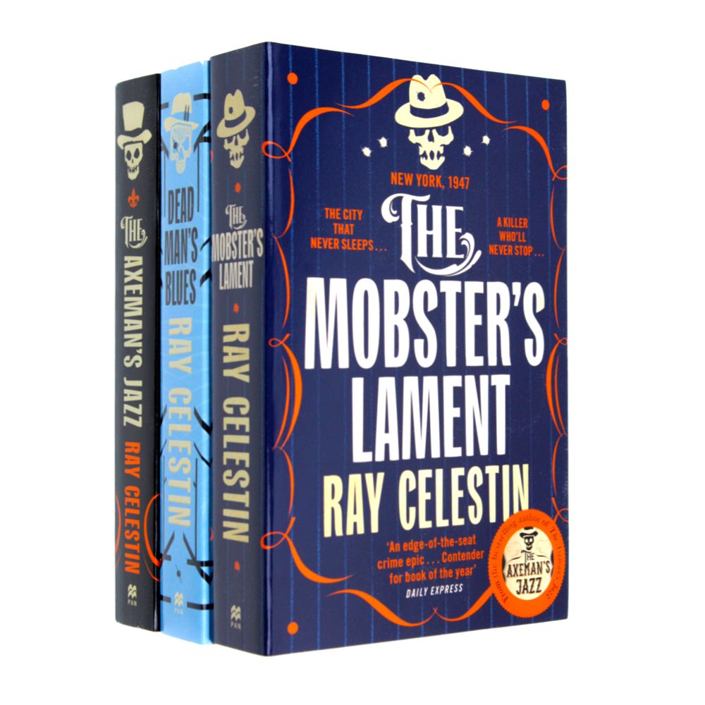 City Blues Quartet 3 Book Set by Ray Celestin – The Axeman's Jazz, Dead Man's Blues, The Mobster's Lament | Historical Crime, Mystery, Jazz Age (12+)