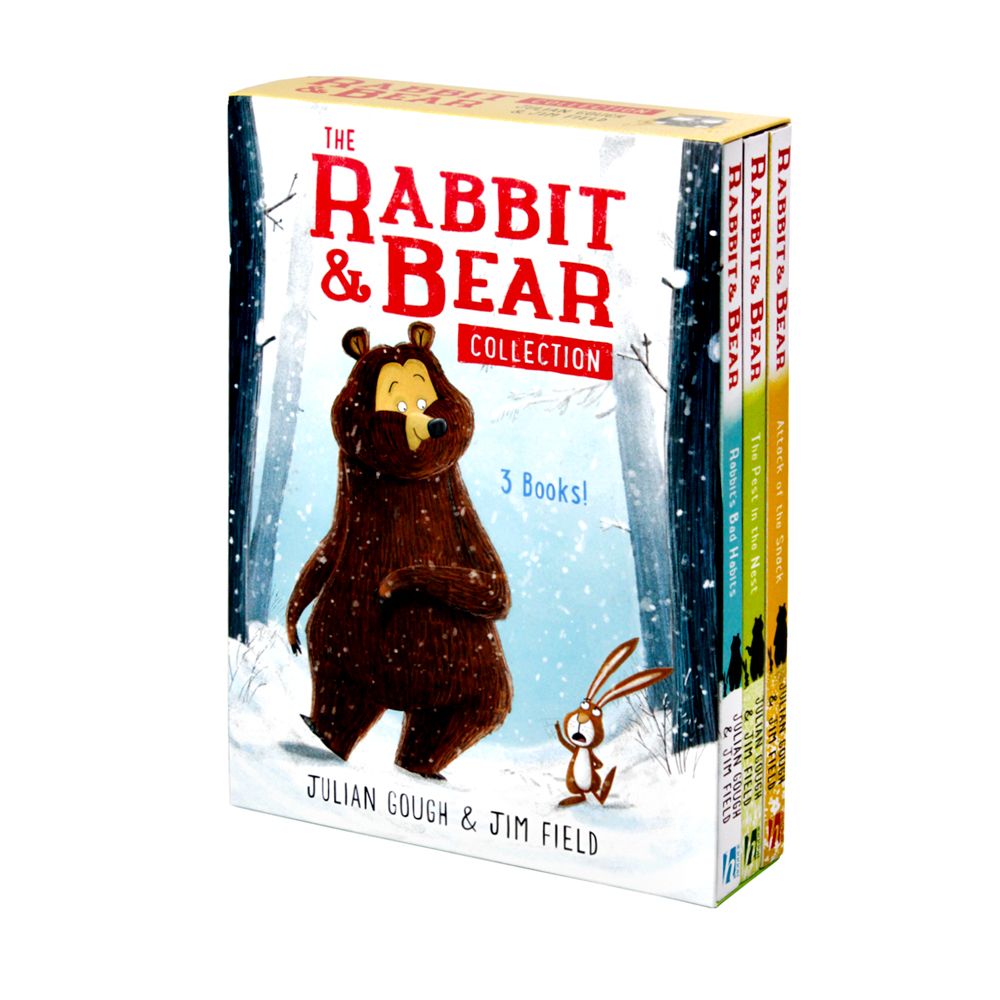 The Rabbit and Bear Collection 3 Books Box Set - Rabbit's Bad Habits, The Pest in the Nest & Attack of the Snack - Fun Adventure Books for Kids