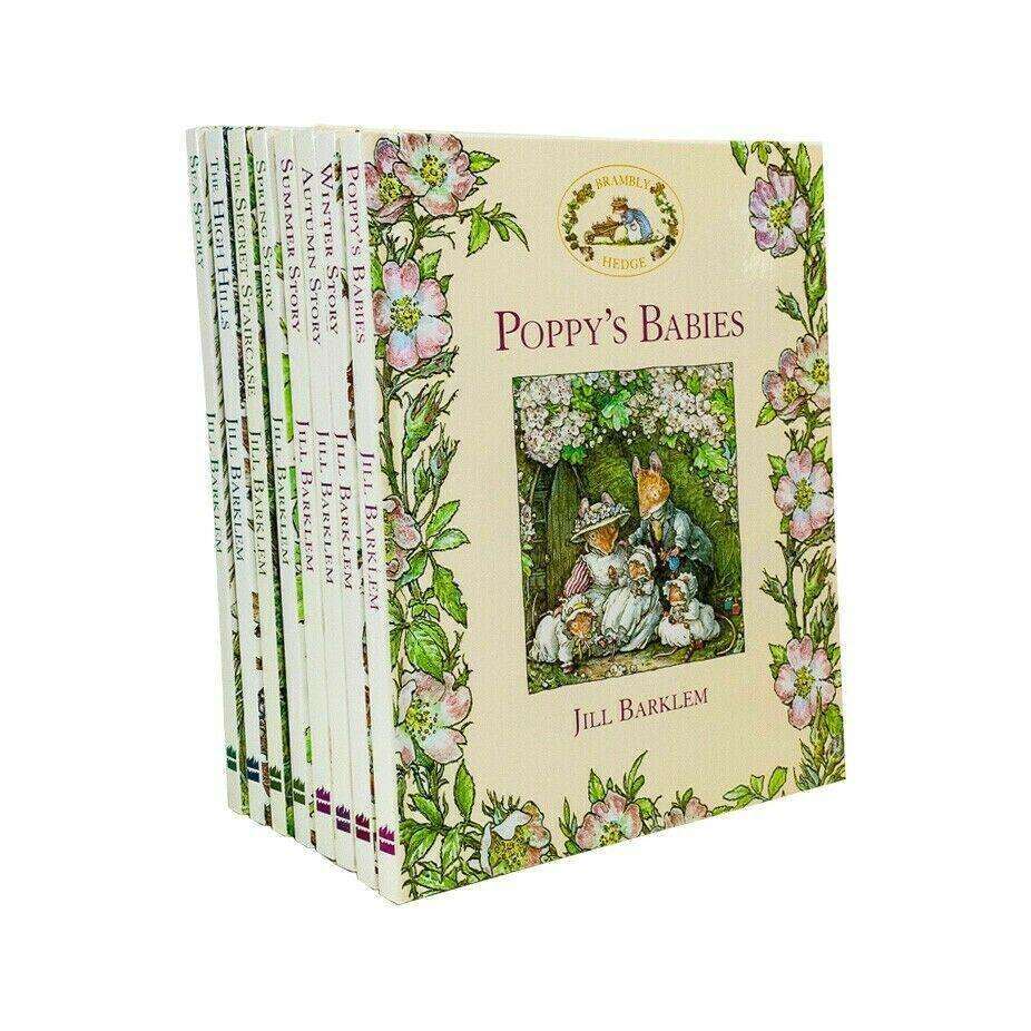 Brambly Hedge 8 Books Box Set by Jill Barklem – Hardback Children's Classics Full of Nature, Adventure, and Timeless Illustrated Tales!