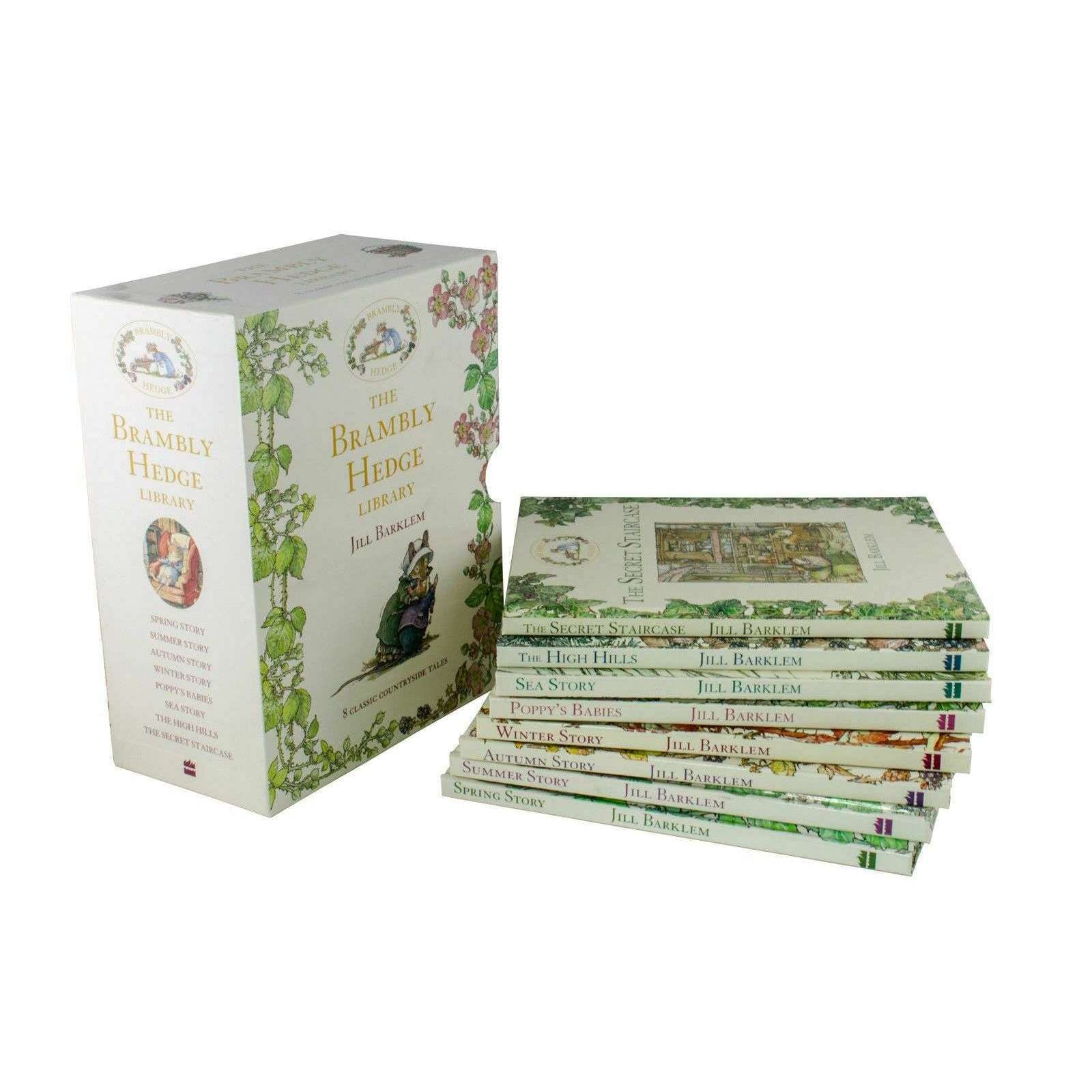 Brambly Hedge 8 Books Box Set by Jill Barklem – Hardback Children's Classics Full of Nature, Adventure, and Timeless Illustrated Tales!