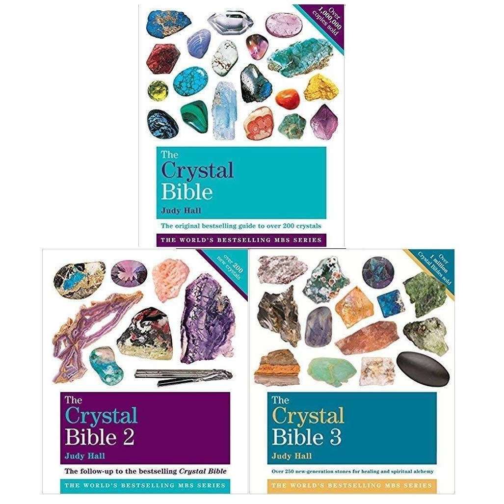 The Crystal Bible Vol 1-3 Collection – 3-Book Set by Judy Hall | Guide to Healing Crystals, Energy, Spirituality, Meditation & Natural Remedies