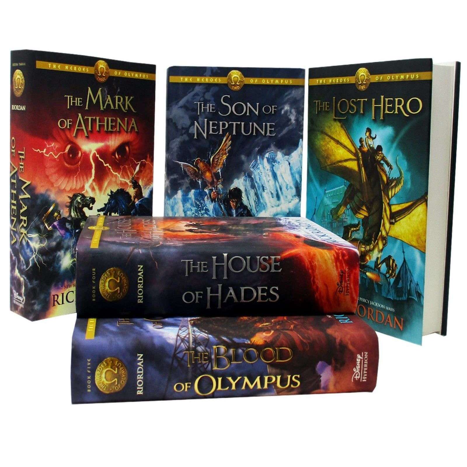 The Heroes of Olympus Collection 5 Books Set by Rick Riordan | Epic Fantasy Adventure Series, Mythology, Quests, Engaging Stories for Young Readers