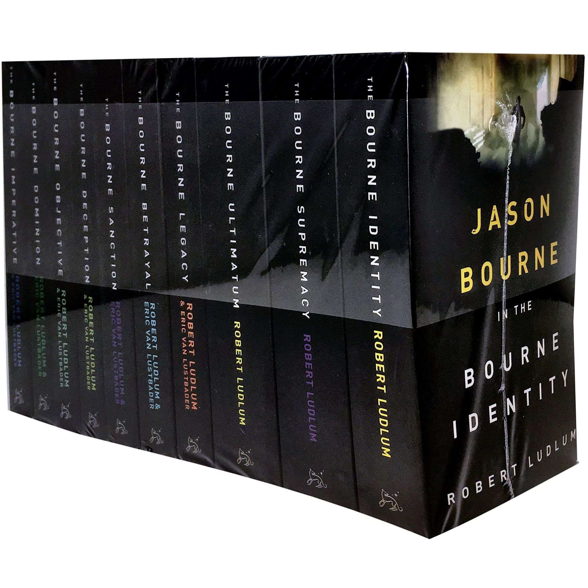 The Jason Bourne Series Collection – 10 Book Set by Robert Ludlum (Identity, Supremacy & More) | Spy Thrillers, Action, Espionage, Fiction