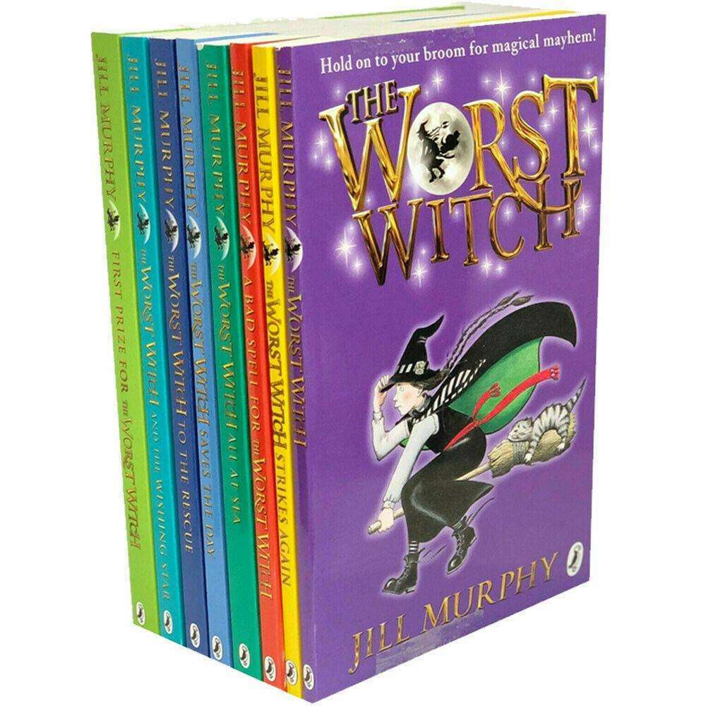 The Worst Witch Collection – 7 Book Set by Jill Murphy | Magical & Funny Children's Stories | Witches, Spells,Adventures & School Life – Puffin Series