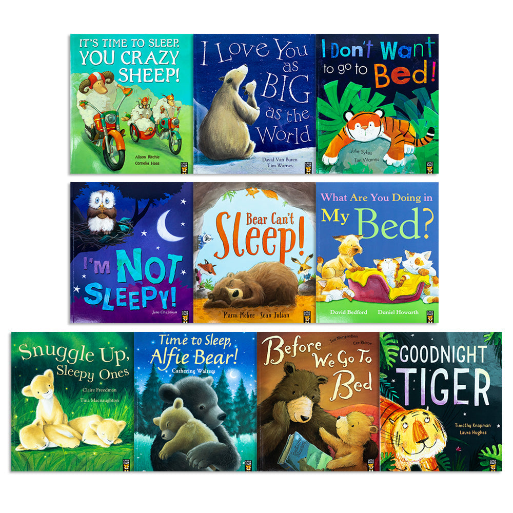 Through The Sleepy Window 10 Book Set | Bedtime Stories Collection for Kids Ages 3-8 | Includes Goodnight Tiger | Fun & Imaginative Reads
