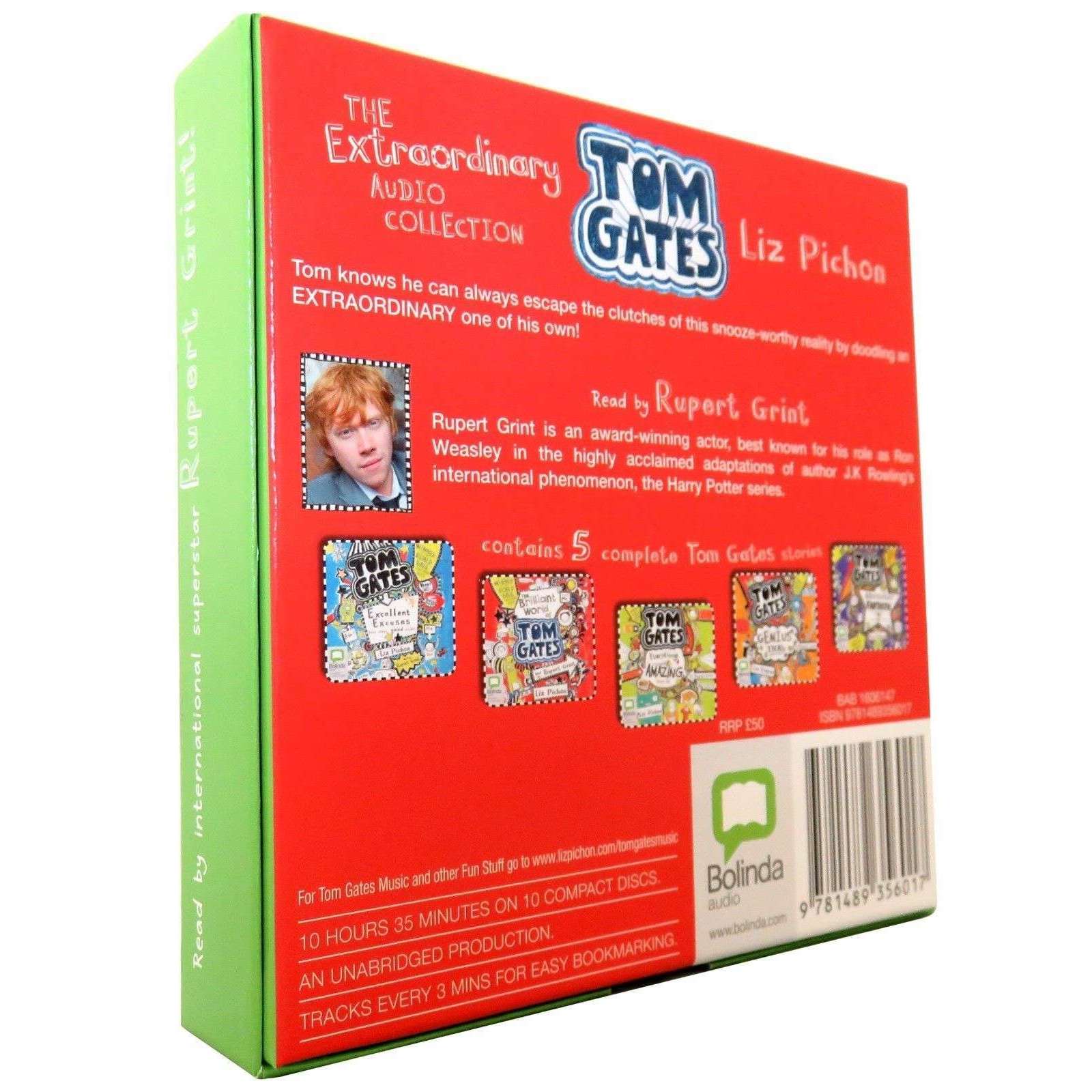 Tom Gates: The Extraordinary Audio Collection – 10 CDs with 5 Fun-Filled Stories by Liz Pichon | Kids' Fiction, Adventure & Entertainment for 8+ years