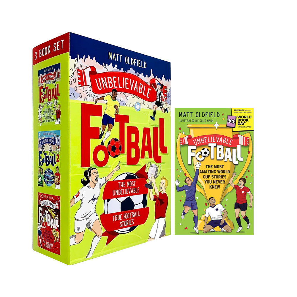 Unbelievable Football True Stories 3 Book Collection Box Set by Matt Oldfield + WORLD BOOK DAY 2026 – The Most Amazing World Cup Stories You Never Knew | Paperback