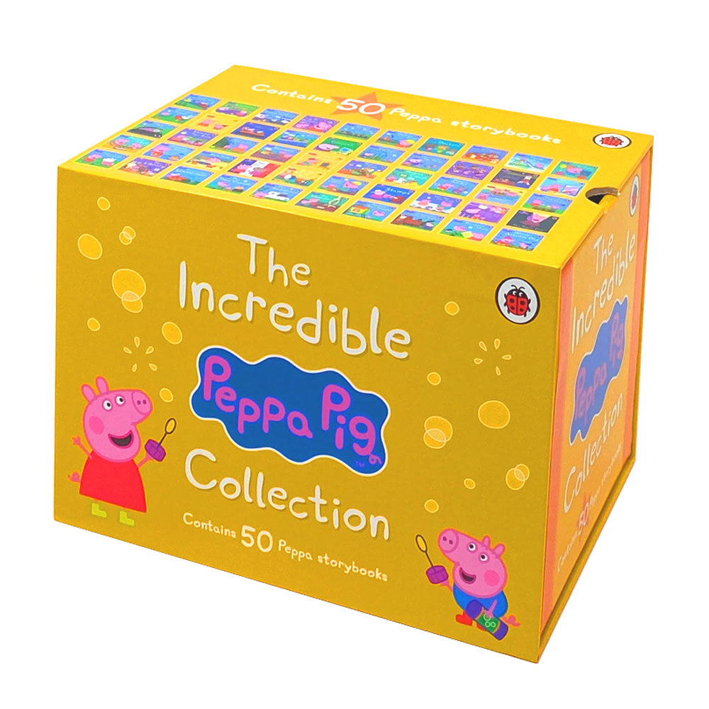 The Incredible Peppa Pig Collection 50 Children's Books Box Set– Fun & Educational Picture Books by Ladybird | Storytime & Reading for Kids & Toddlers