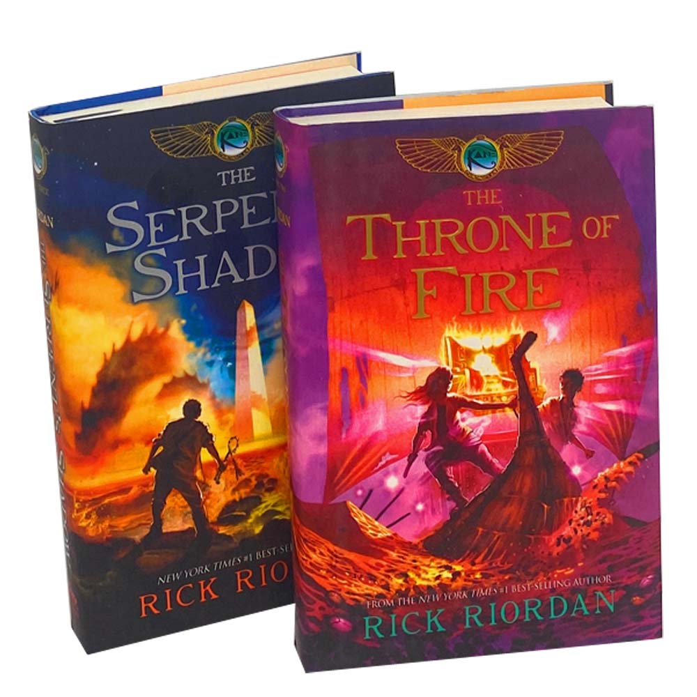 Kane Chronicles 2-Book Set by Rick Riordan | Epic Fantasy Adventure Series for12+ years | Includes The Serpent’s Shadow & More | Egyptian Mythology