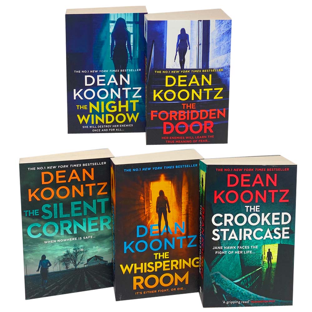 Jane Hawk Thriller 5 Book Collection by Dean Koontz | Gripping Mystery, Psychological Suspense, Action-Packed Crime & Conspiracy Thriller Series