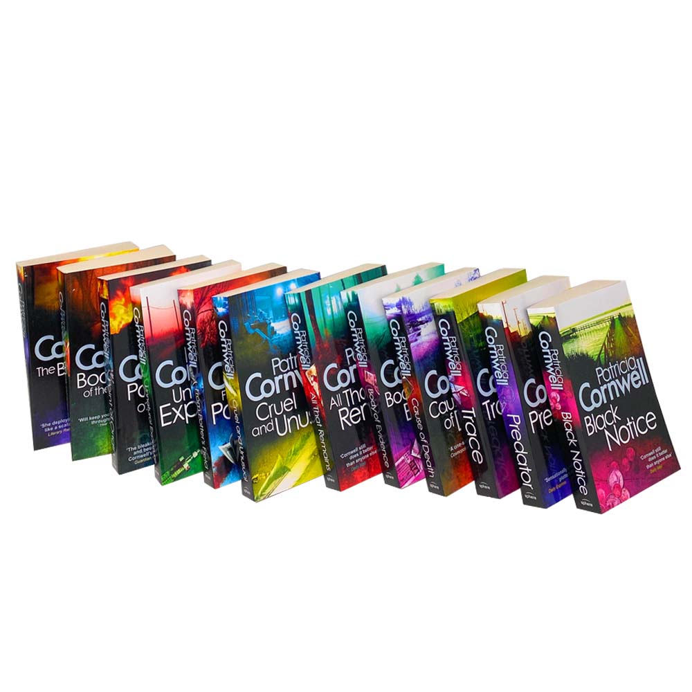 Patricia Cornwell Kay Scarpetta Series – 12-Book Collection Set | Bestselling Crime, Mystery, Thriller, Suspense & Detective Fiction Novels