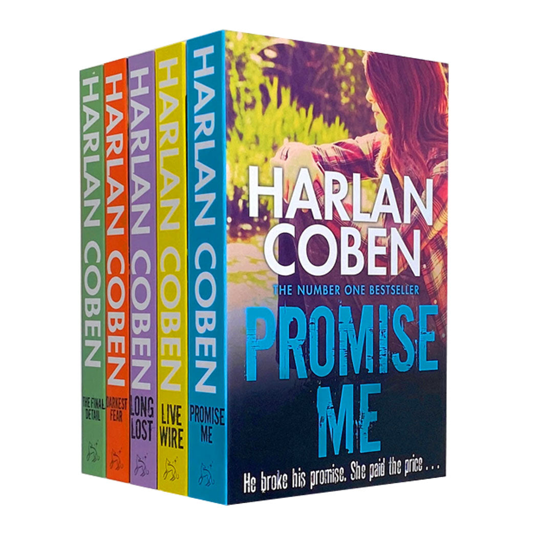 Harlan Coben 5 Book Set (6 to 10) – Mystery & Thriller Fiction | Crime Novels, Suspense Stories, Bestselling Page Turners by Popular Author