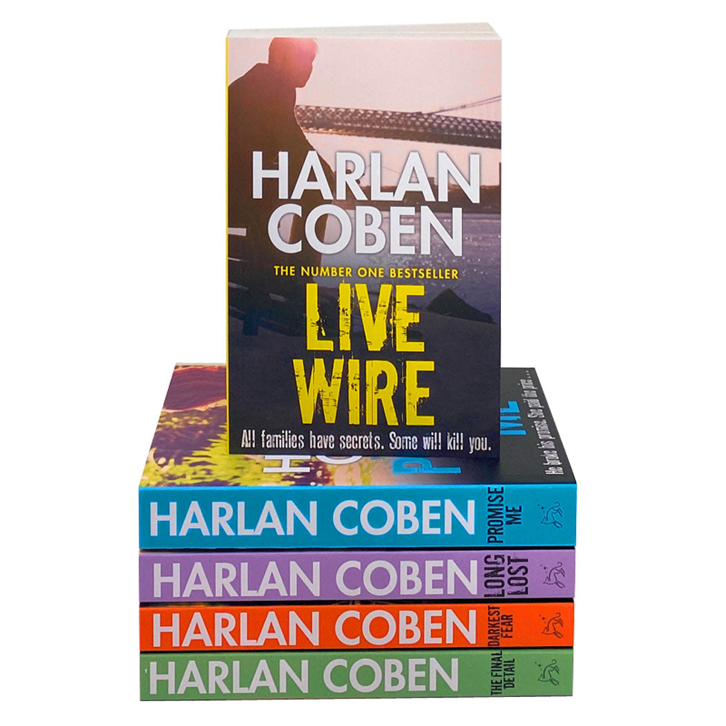 Harlan Coben 5 Book Set (6 to 10) – Mystery & Thriller Fiction | Crime Novels, Suspense Stories, Bestselling Page Turners by Popular Author