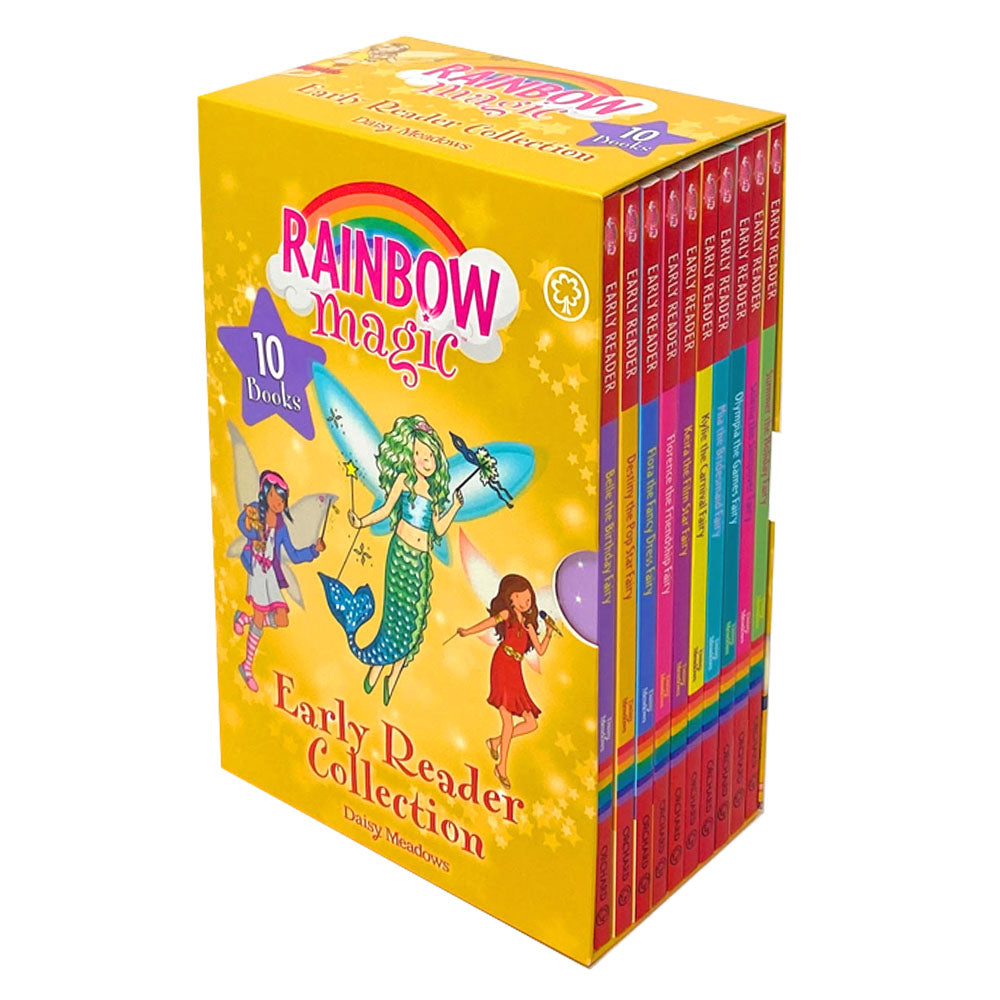 Rainbow Magic Early Reader 10-Book Box Set by Daisy Meadows | Fairy Tales, Colorful Fairies & Fantasy Stories for Kids, Reading Fun & Learning
