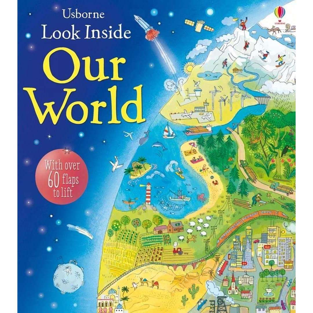 Usborne Look Inside Our World 6 Book Set for Kids 5+