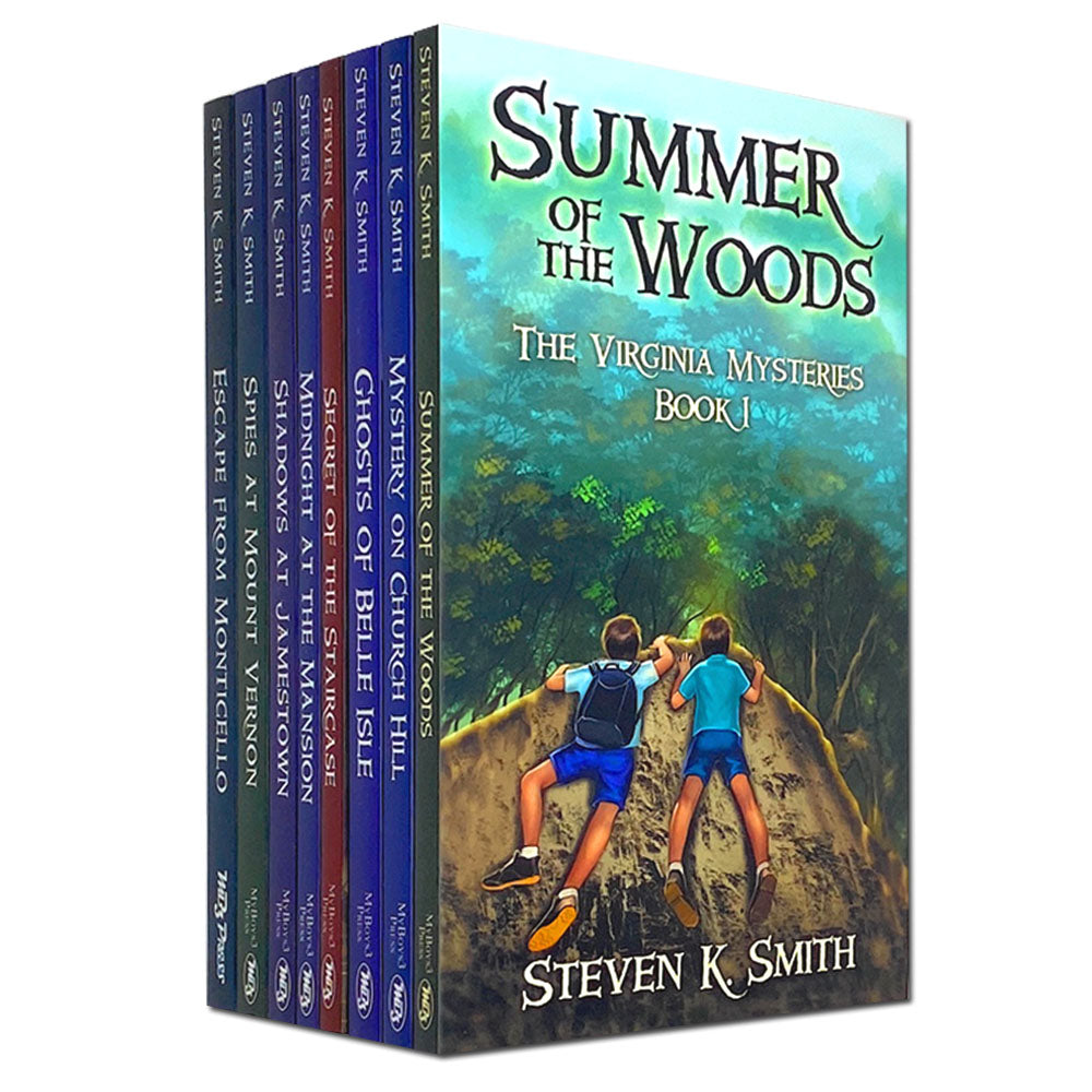 Virginia Mysteries Series 8 Book Set by Steven K. Smith – Kids Adventure, Mystery, Fiction Books for Children, Young Readers, Fun, Educational