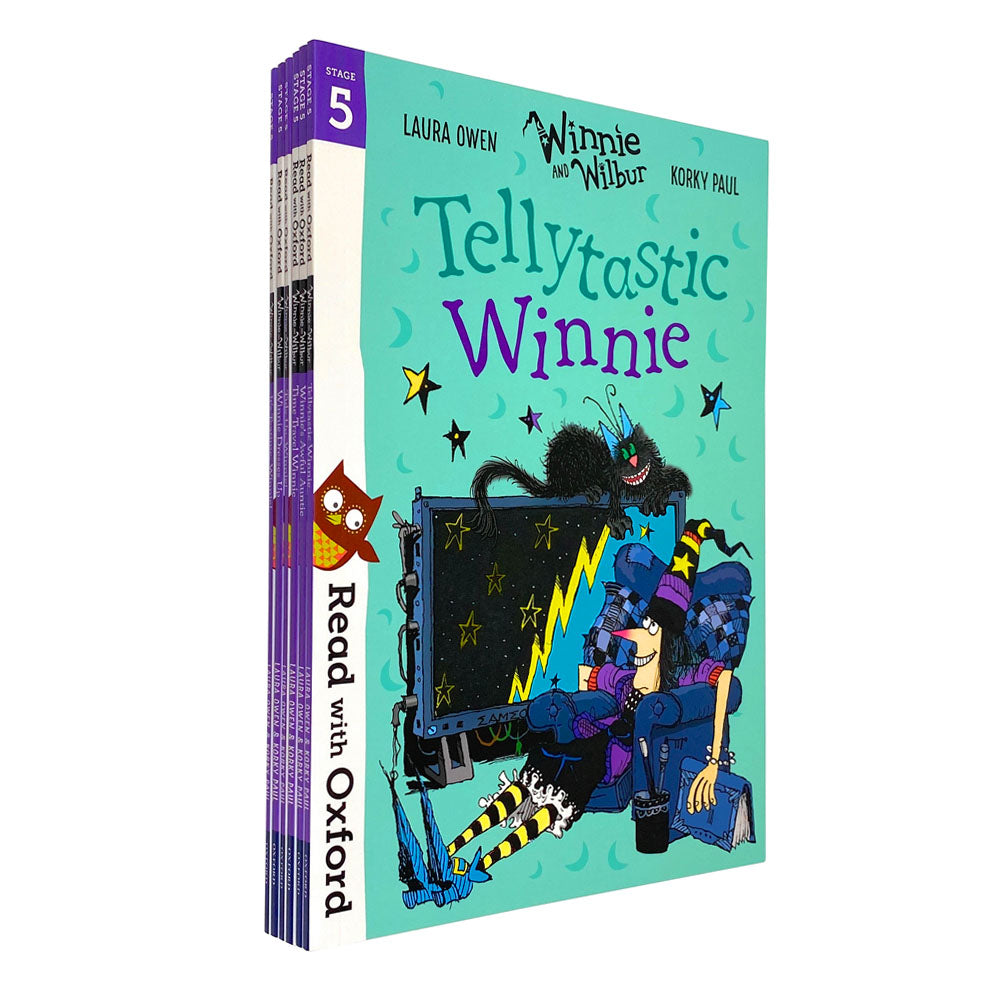Read with Oxford: Winnie & Wilbur Stage 5 – 6 Book Children’s Collection | Educational Paperback Storybooks for Early Readers, Literacy & Learning Fun