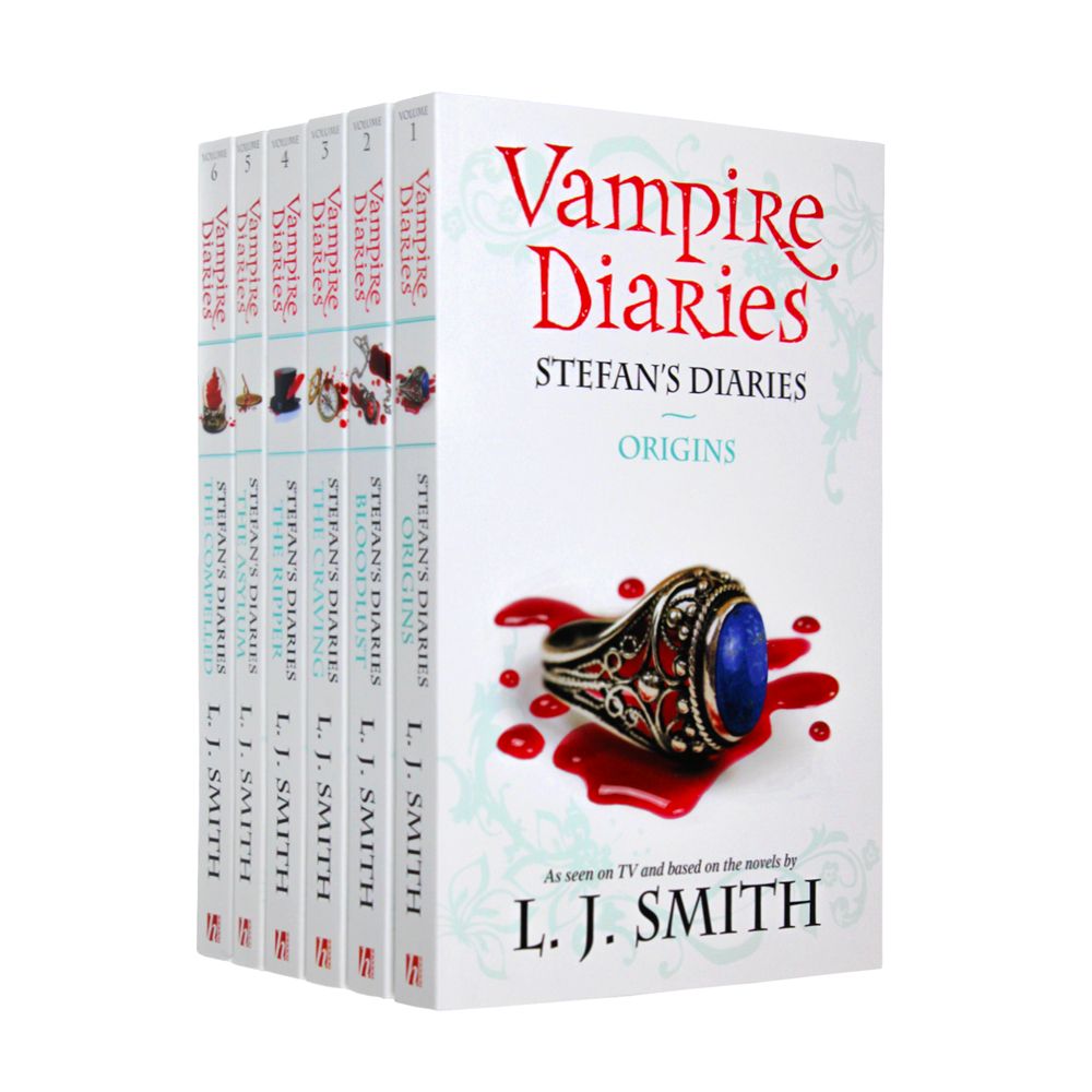 The Vampire Diaries: Stefan’s Diaries Box Set (Books 1–6) by L.J. Smith | YA Paranormal Romance & Fantasy Series for Teens | Supernatural Must-Read